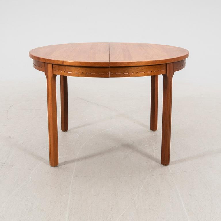 Nils Jonsson, a walnut dining table, Troeds 1960s.