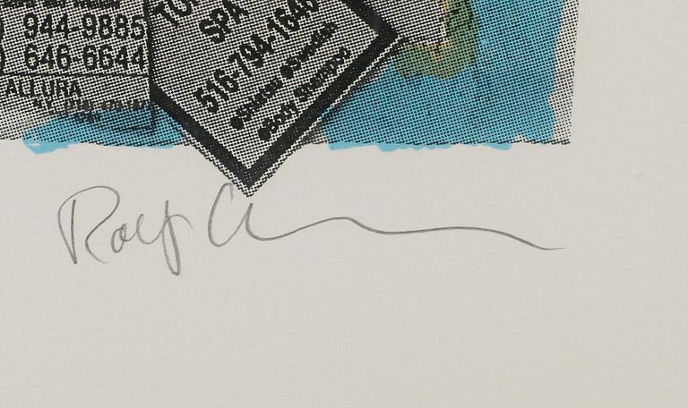 ROLF ANDERSSON, färglitografi, signerad, numrerad 13/90.