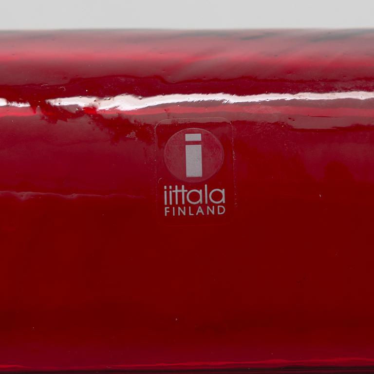 Markku Salo, Glasskulptur, "Hot", signerad M. Salo Nuutajärvi.