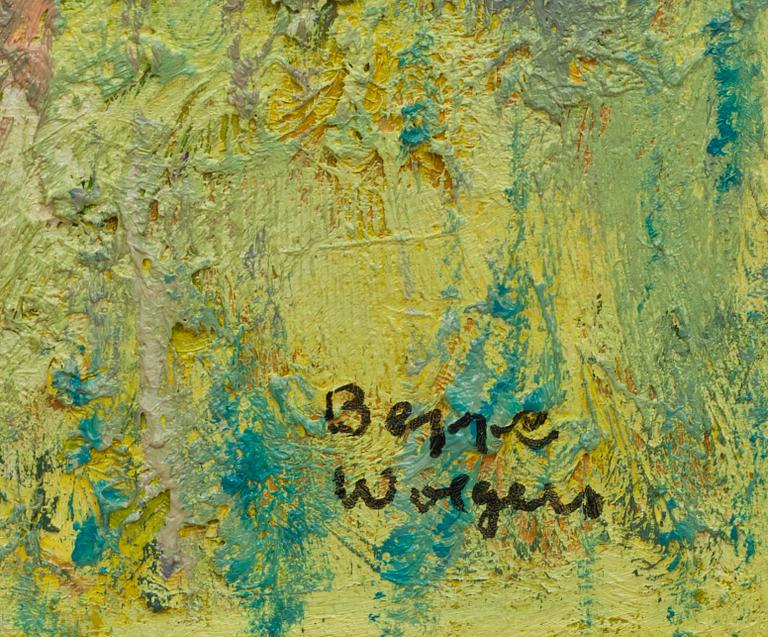 BEPPE WOLGERS, olja på duk, signerad.