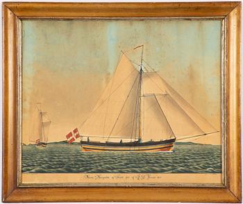 Jörgen Peter Olsen, Jakten Maria Margarethe" af Hasle.