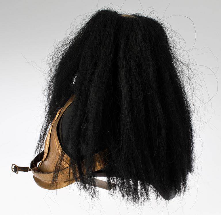 KASK OCH TRUMPET, m/1886, 1800-tal.