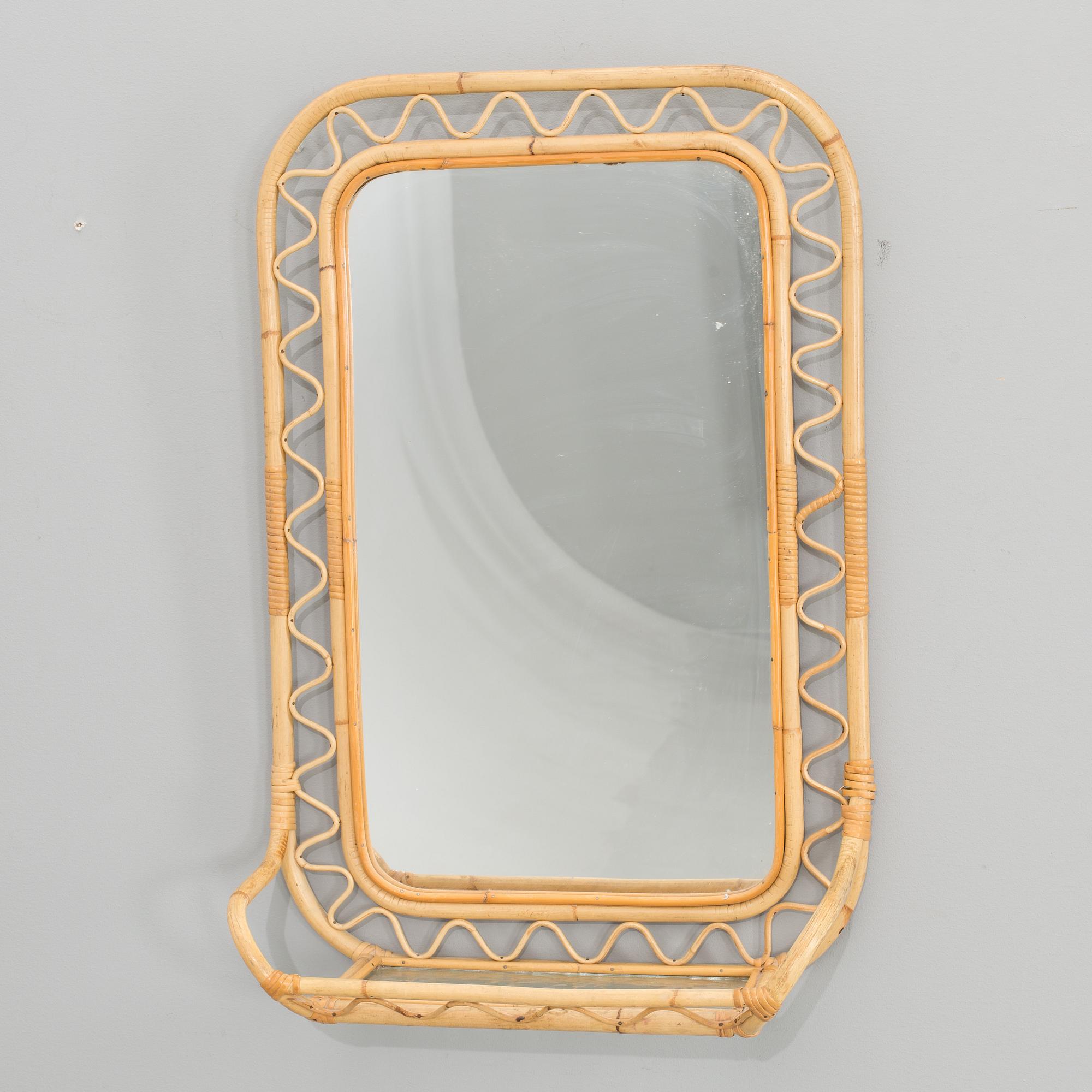 A bambu mirror, later part of the 20th century.