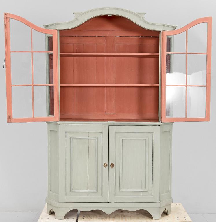 VITRINSKÅP, rokoko, 1700-tal.