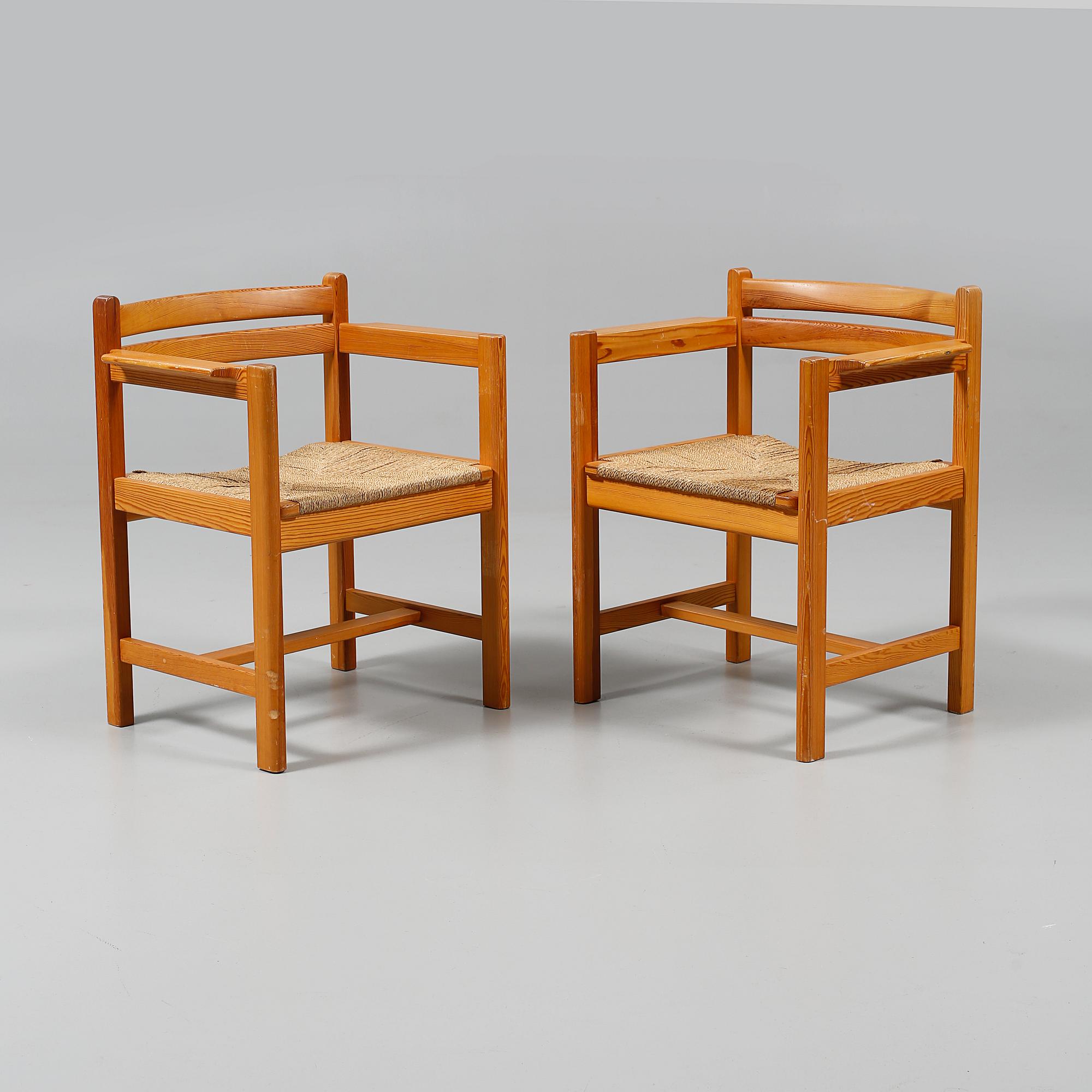 MATSALSGRUPP, 8 delar, Furu, ur serien Asserbo, Børge Mogensen för Karl Andersson & Söner.