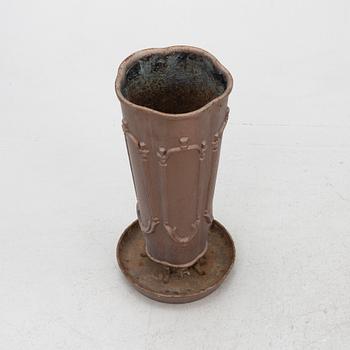 Edvin Ollers, paraplyställ, gjutjärn, Näfveqvarn, omkring 1900.