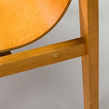 Alvar Aalto, karmstol, modell 51, för OY Huonekalu- ja Rakennustyötehdas A.B. Finland 1930-tal.