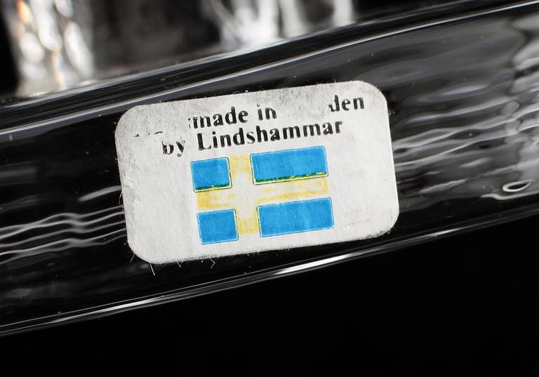 SKULPTUR, glas, Edvin Öhrström, Lindshammar, 1988.