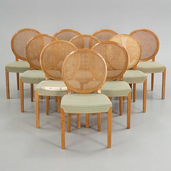 STOLAR, 10 st, modell "OK", Axel Einar Hjorth, Nordiska Kompaniet, modellen formgiven 1937.