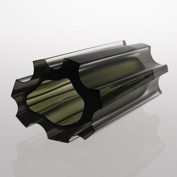 A glass vase signed Tapio Wirkkala -3502, manufactured by Iittala in the 1960s.