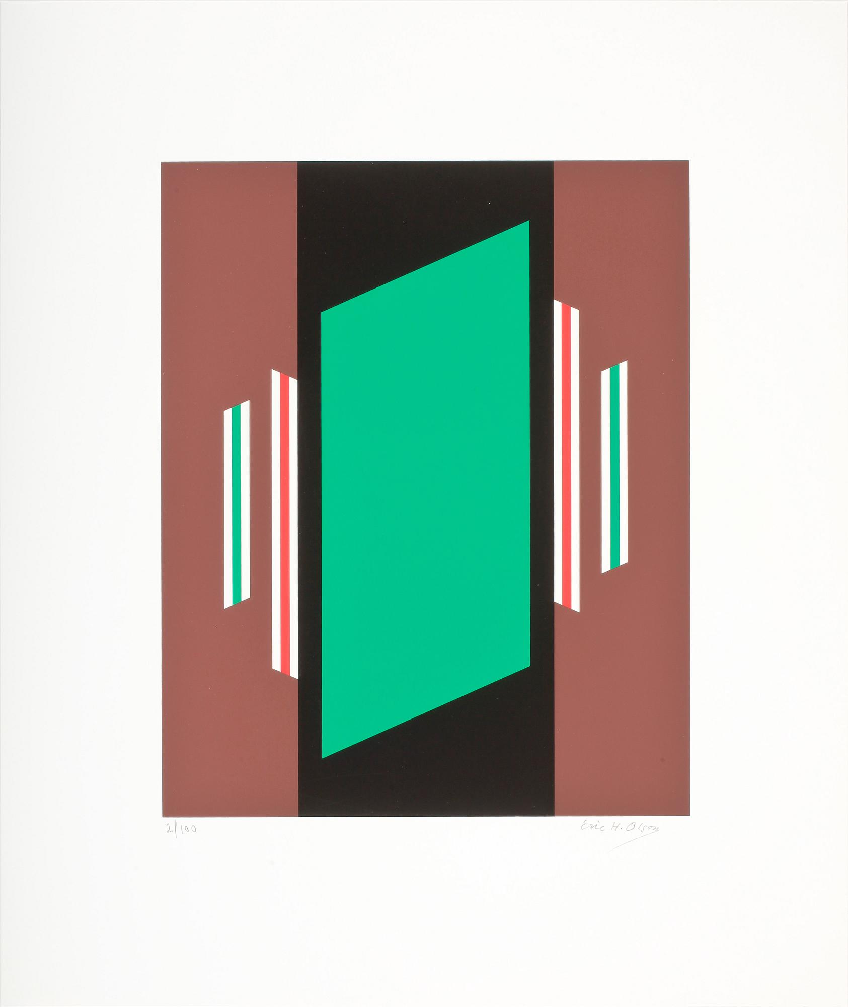 ERIC H OLSON, Serigrafier, 4 st, signerade.