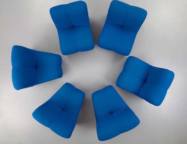 Jan Ekselius, a modular sofa, 'Etcetera Modul', J.O. Carlssons Möbel AB, Vetlanda, Sweden 1970s.