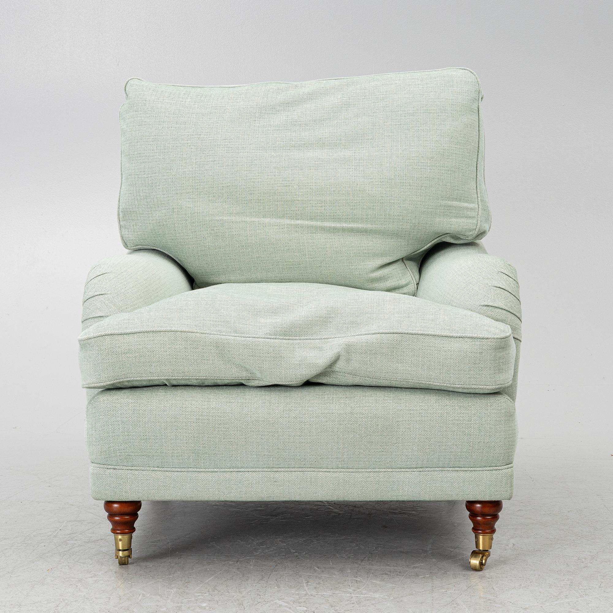 A Howard model armchair, contemporary.