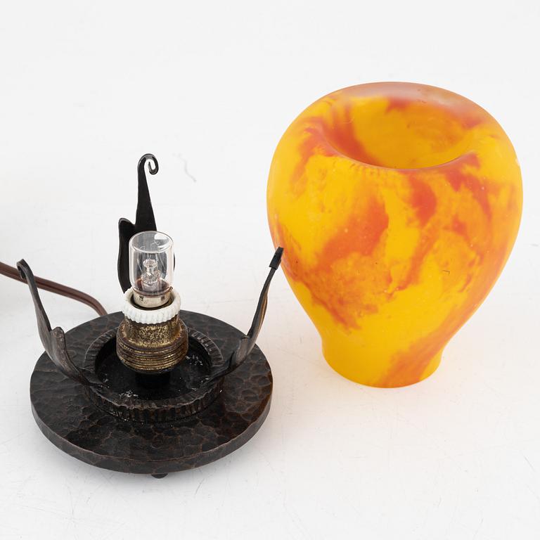 Robj, a table lamp/perfume burner, Paris 1920s, Art Deco.