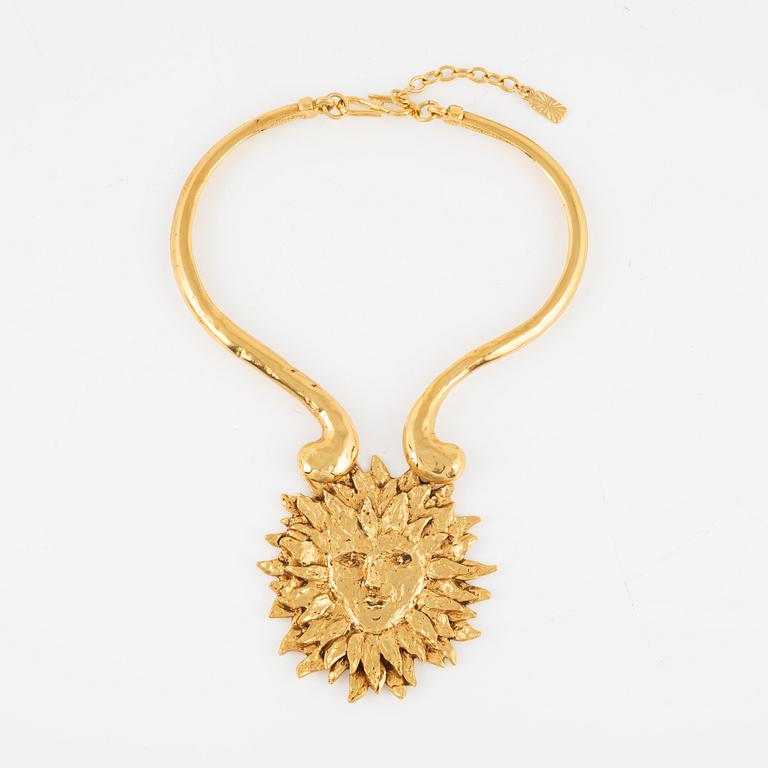 Yves Saint Laurent, Robert Goossens, necklace and bracelet, 1988.