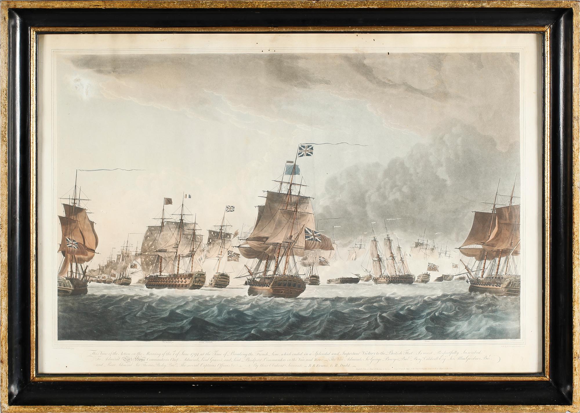 ROBERT DODD, efter, kopparstick, 1700/1800-tal.