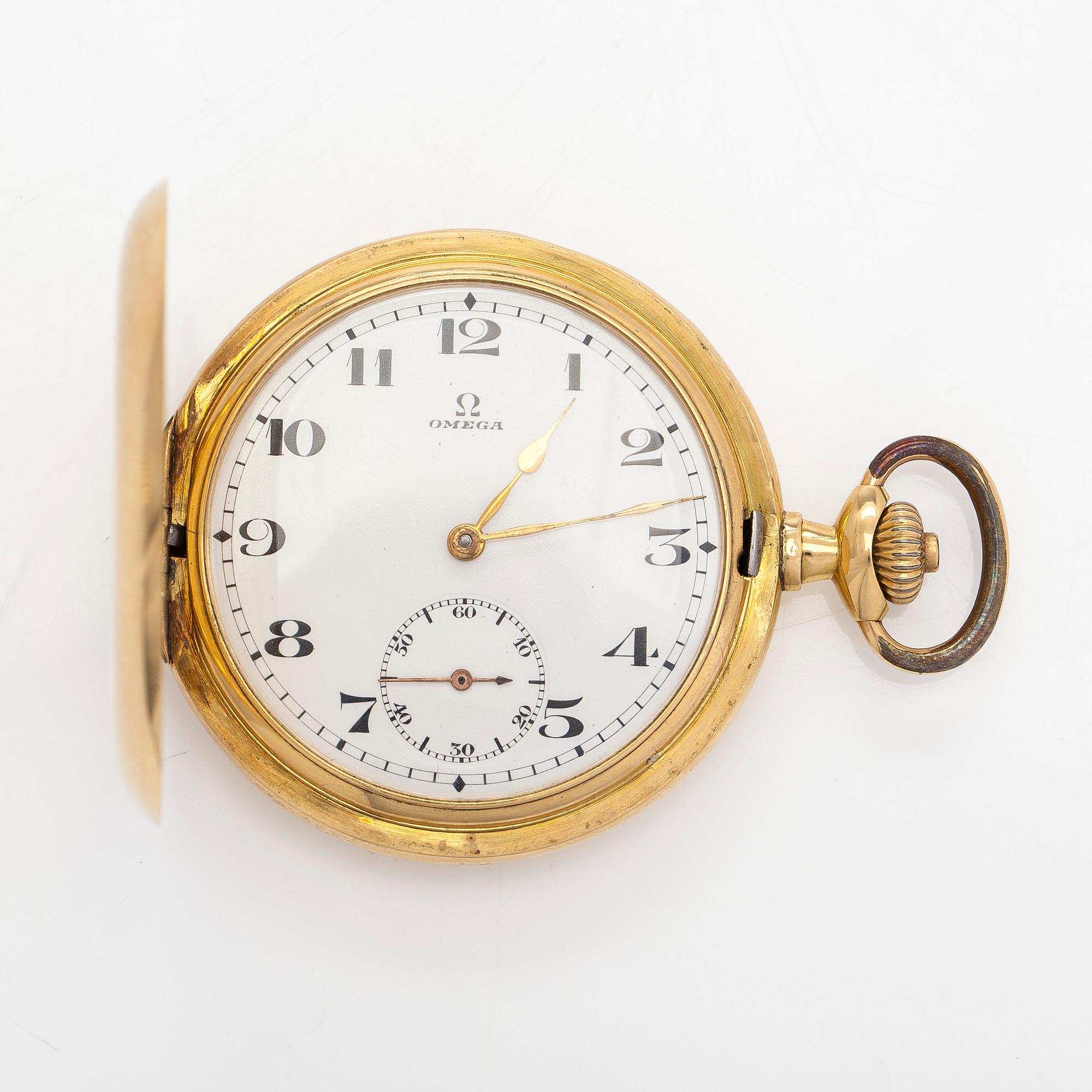 Omega, taskukello, savonette, 53,5 mm.