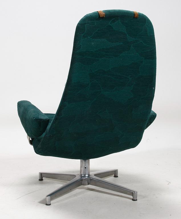 FÅTÖLJ, "Contourette Roto" Alf Svensson för DUX. 1964.