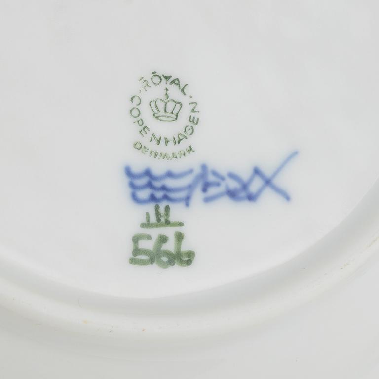 12 pieces porcelain service, "Princess", Royal Copenhagen, Denmark, 20th century.