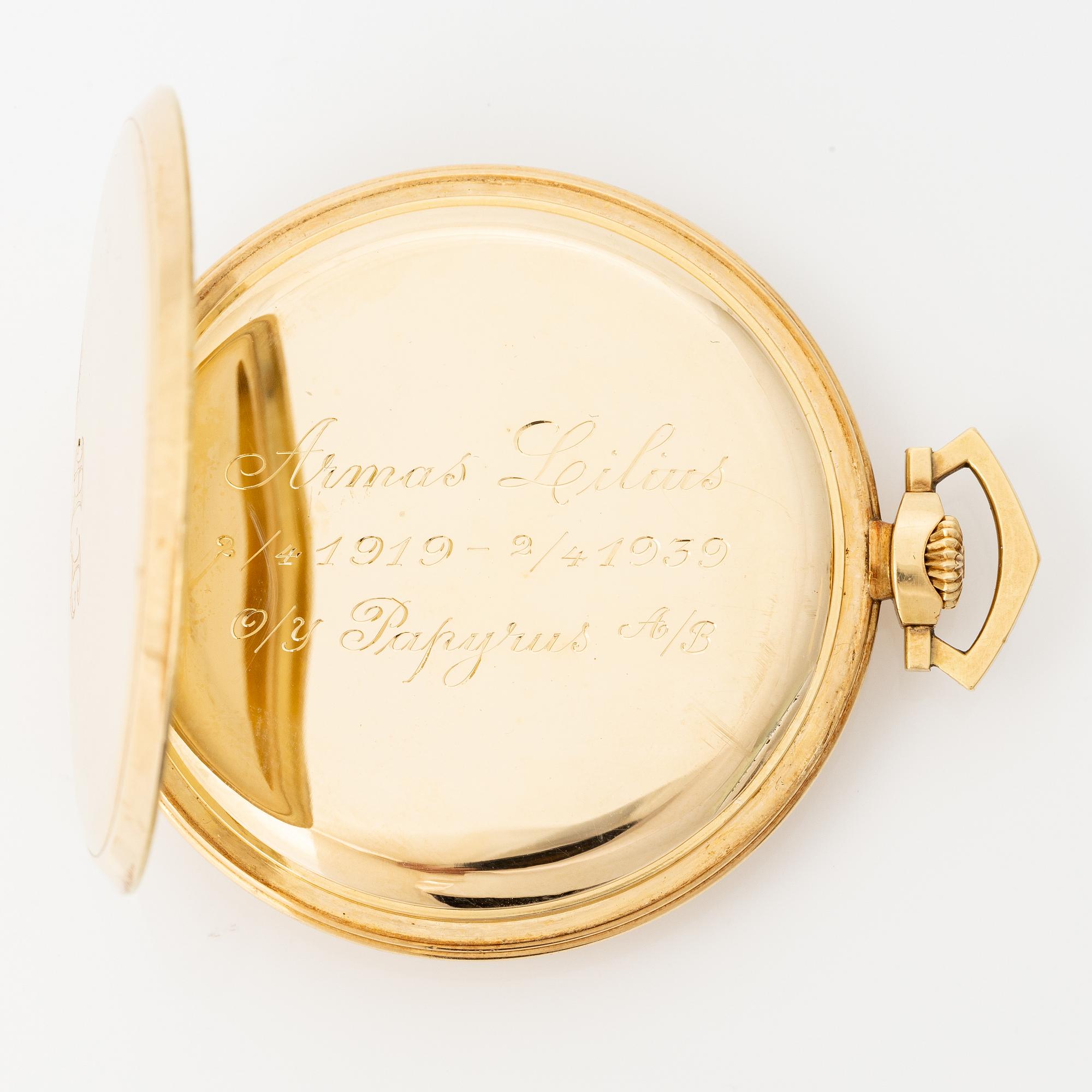 IWC, pocket watch, "Sector Dial", 51 mm.