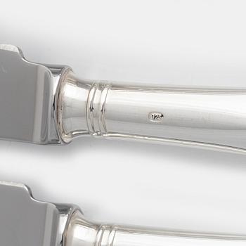 Bordsknivar, 24 st, sterlingsilver, Sheffield, England 2005.