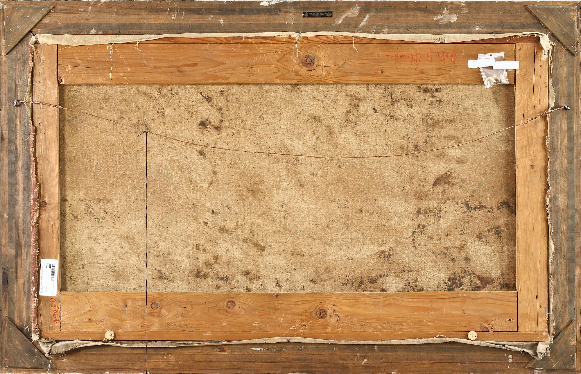 PER EKSTRÖM, olja på duk, sign o dat 1901.