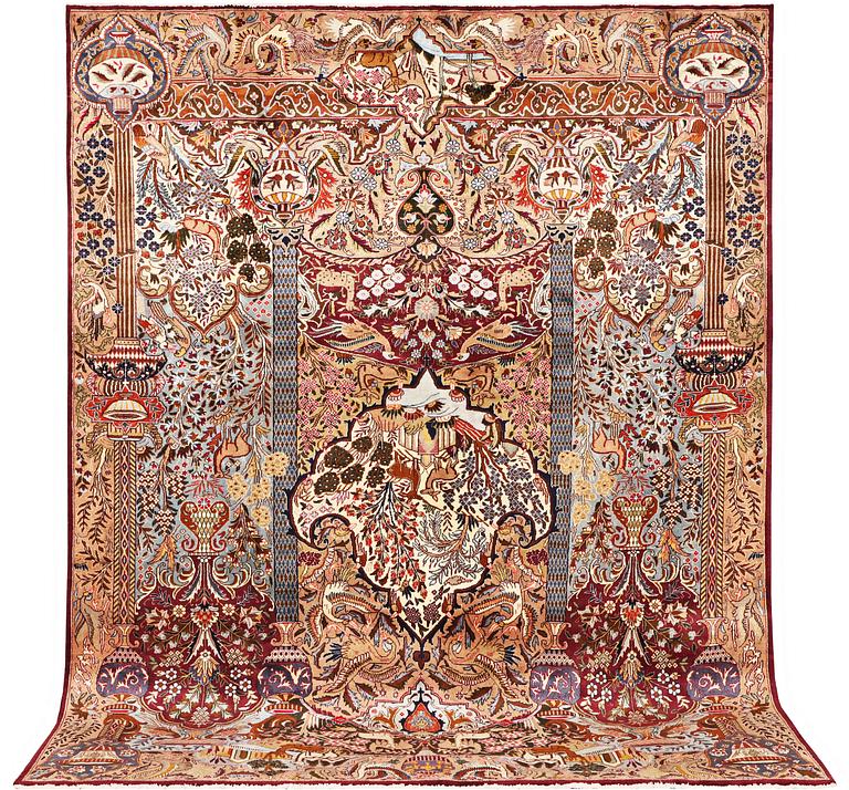 Matta, Kashmar, ca 390 x 290 cm.