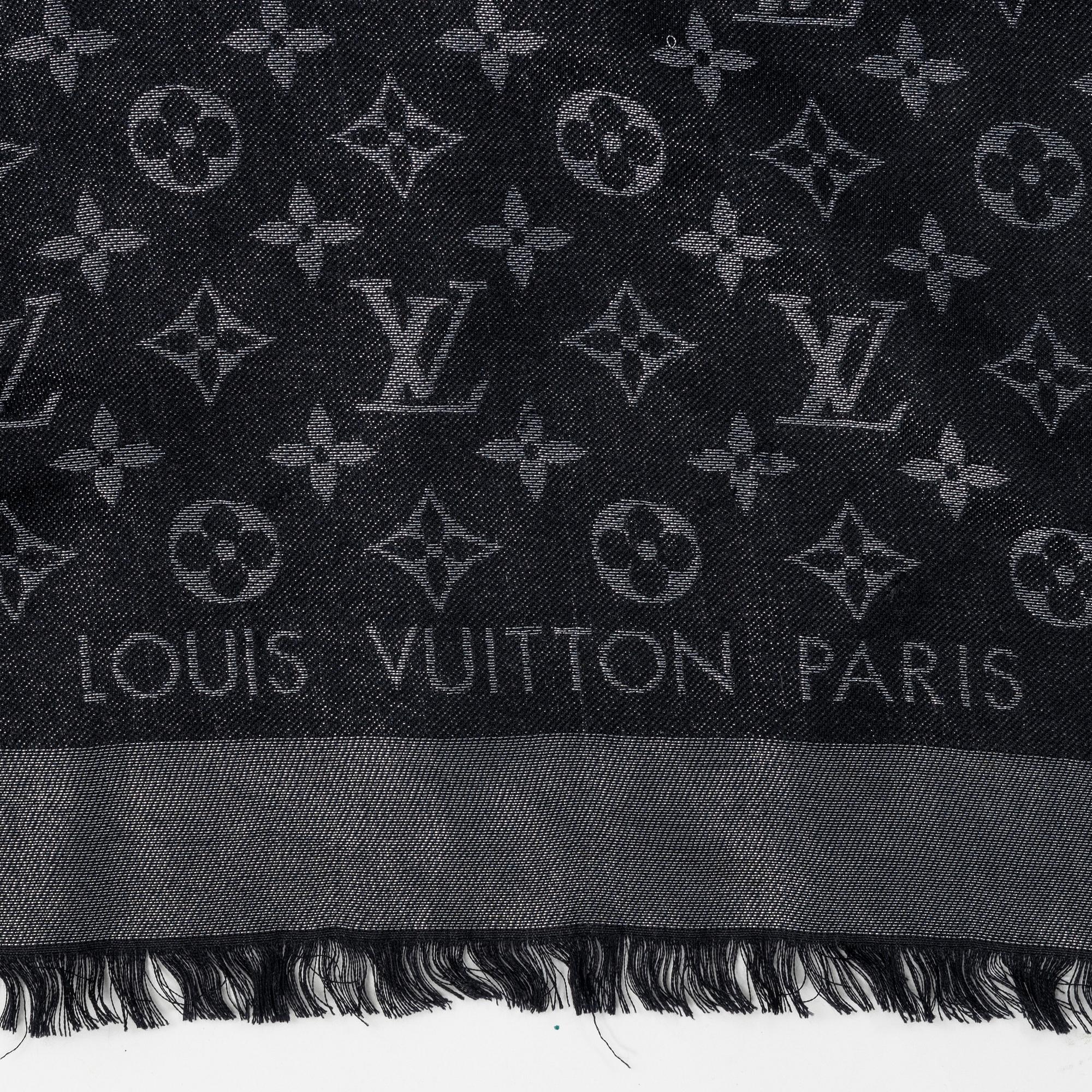 Louis Vuitton, a silk mix shawl.