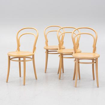 Michael Thonet, stolar, 4 st, "No 14", TON.