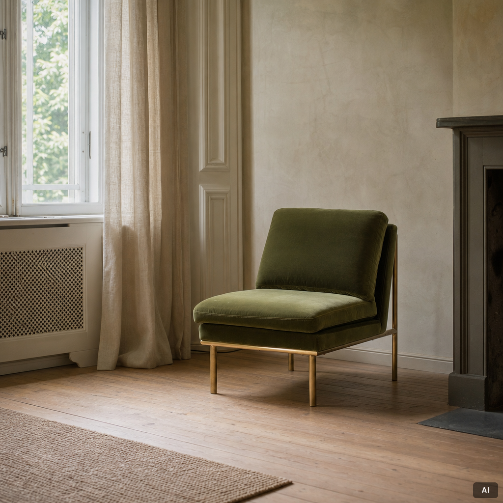 A pair of 'April' armchairs, Newport.