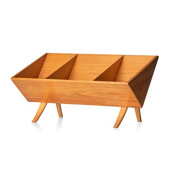 358. Bruno Mathsson, a cherry and beech book stand, Firma Karl Mathsson, Värnamo, 1950s.