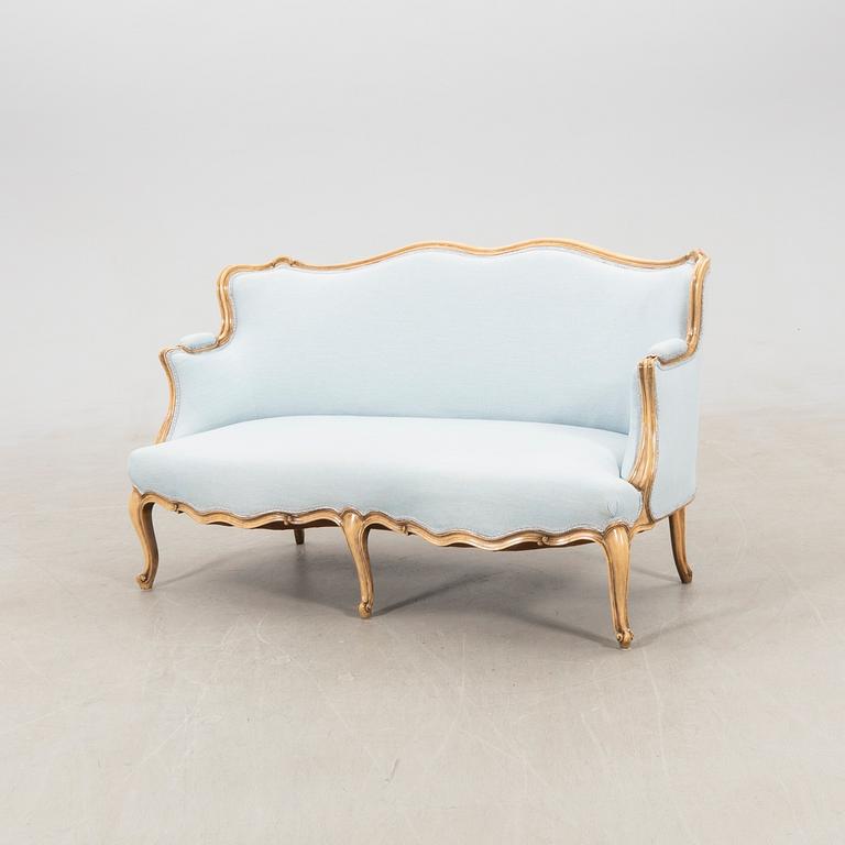 Rococo-style sofa, early to mid-20th century.