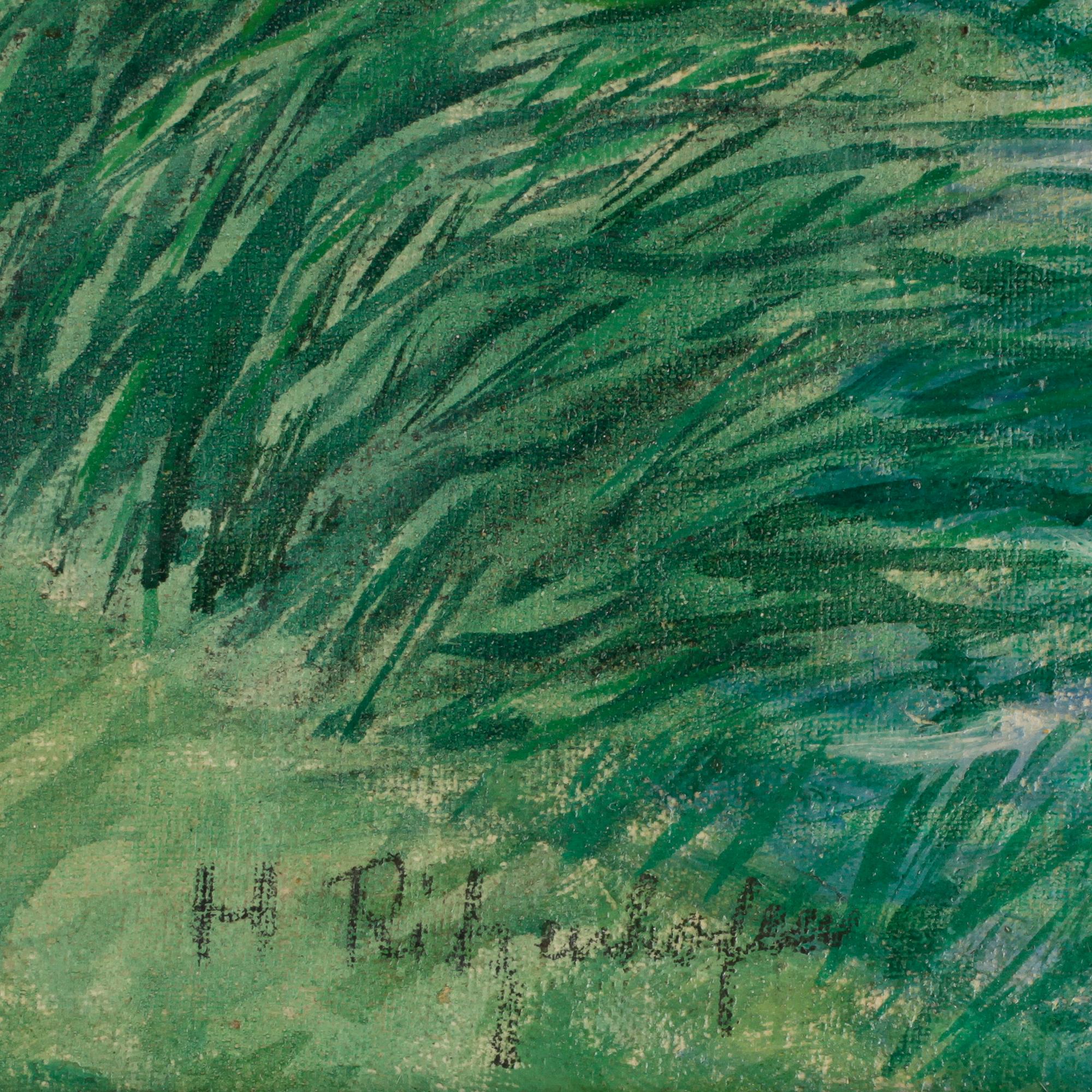HUBERT RITZENHOFER, olja på duk, sign.