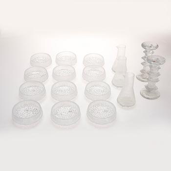 SERVISDELAR, 17 st, Ultima Thule och Festivo, Iittala.