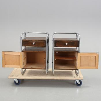 NATTDUKSBORD, ett par, funkis, 1930/40-tal.