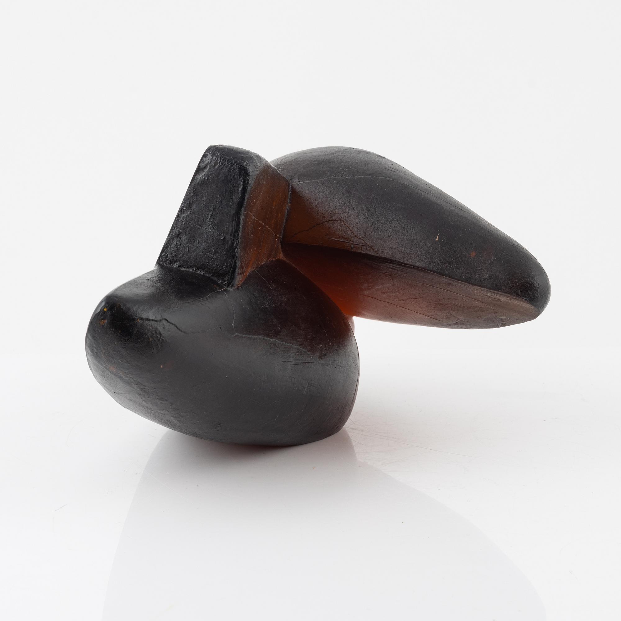 Ann Wolff, skulptur  "Head bird", 1996.