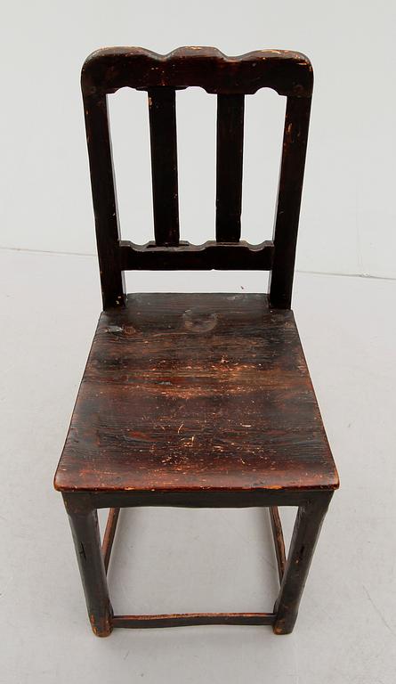 STOL, allmoge, Dalarna, 1700-/1800-tal.