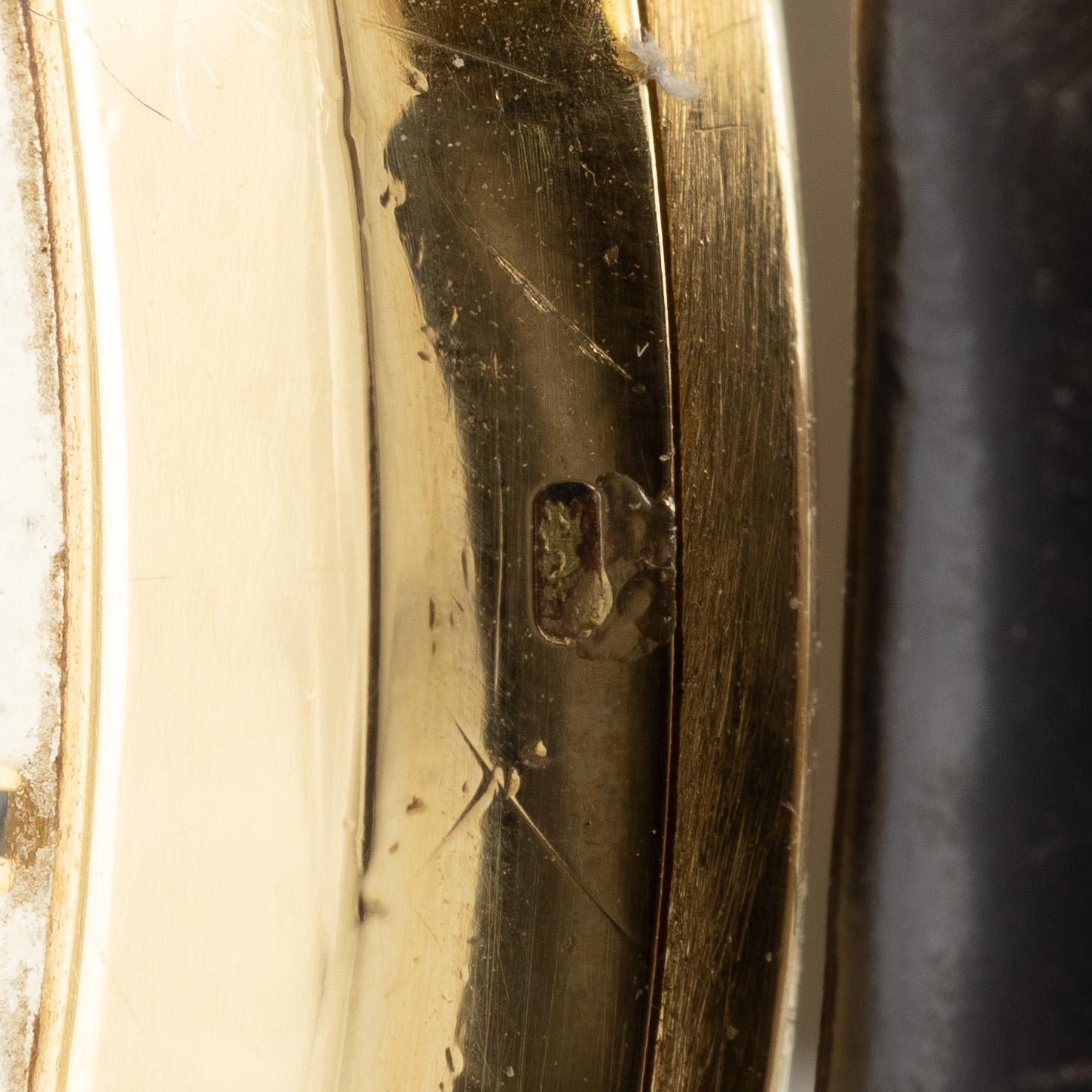 Jaeger-LeCoultre, Memovox, wristwatch, 37 mm.