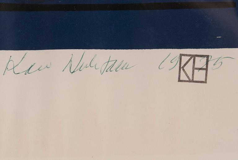 KARI HUHTAMO, serigrafi, signerad, daterad 1975 och numrerad 50/50.