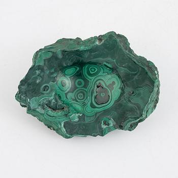 A malachite specimen.