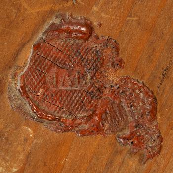 Spegellampetter, ett par, sannolikt Göteborgsarbeten, 1800-talets mitt.