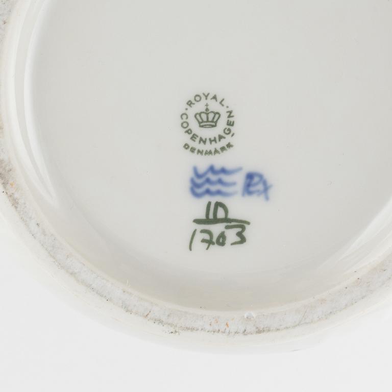 A 64-piece "Blue Flower" porcelain dinner service, Royal Copenhagen, Denmark.