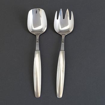 A pair of silver ware by Borgila, 1956.