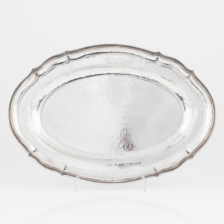 A Silver Tray, Swedish import mark.