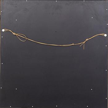 A 1970'S WALL MIRROR.