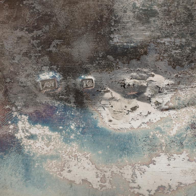 SKRIN, silver. Polen, 1800-talets mitt. Totalt 640 g.