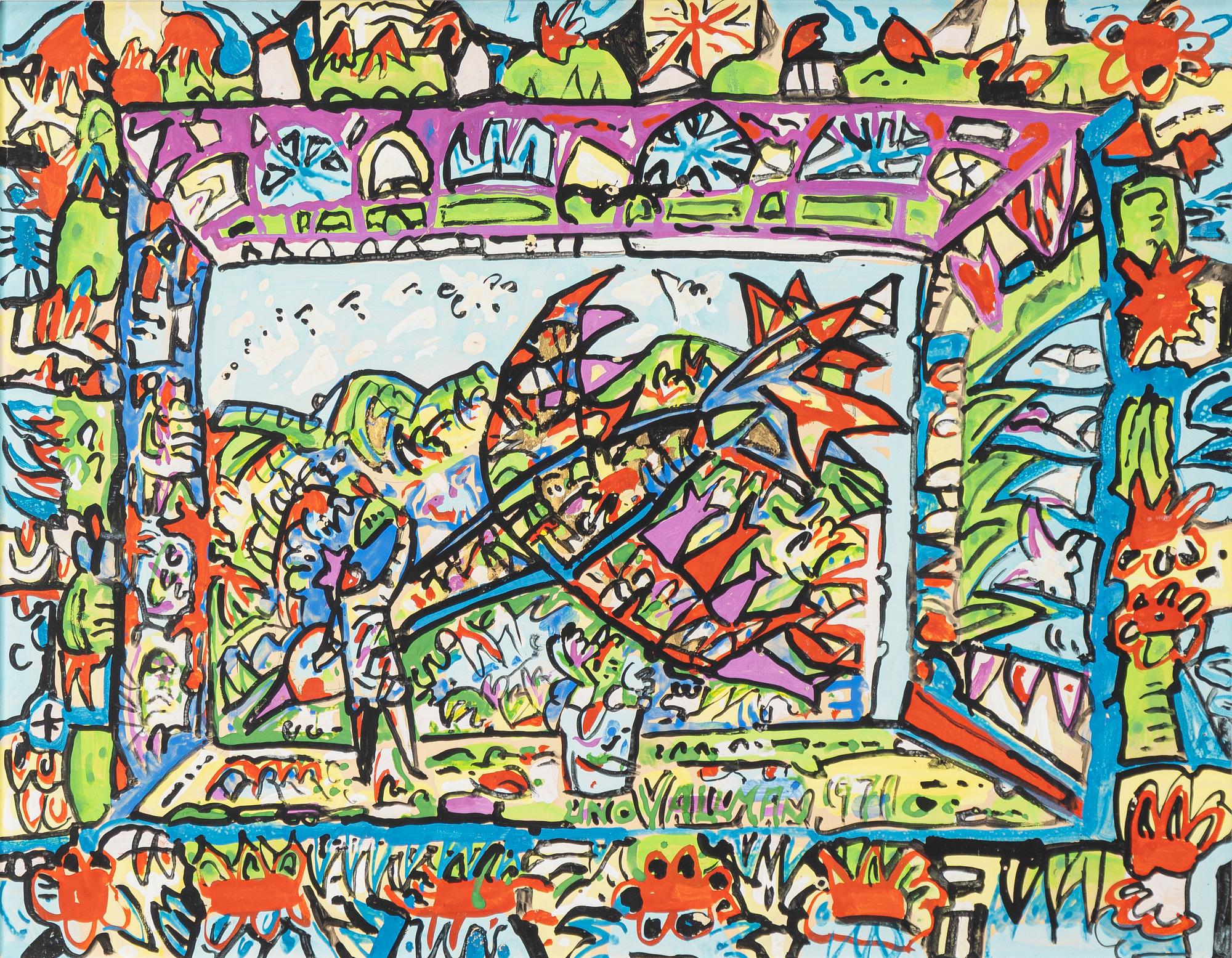 Uno Vallman, "By the window.".