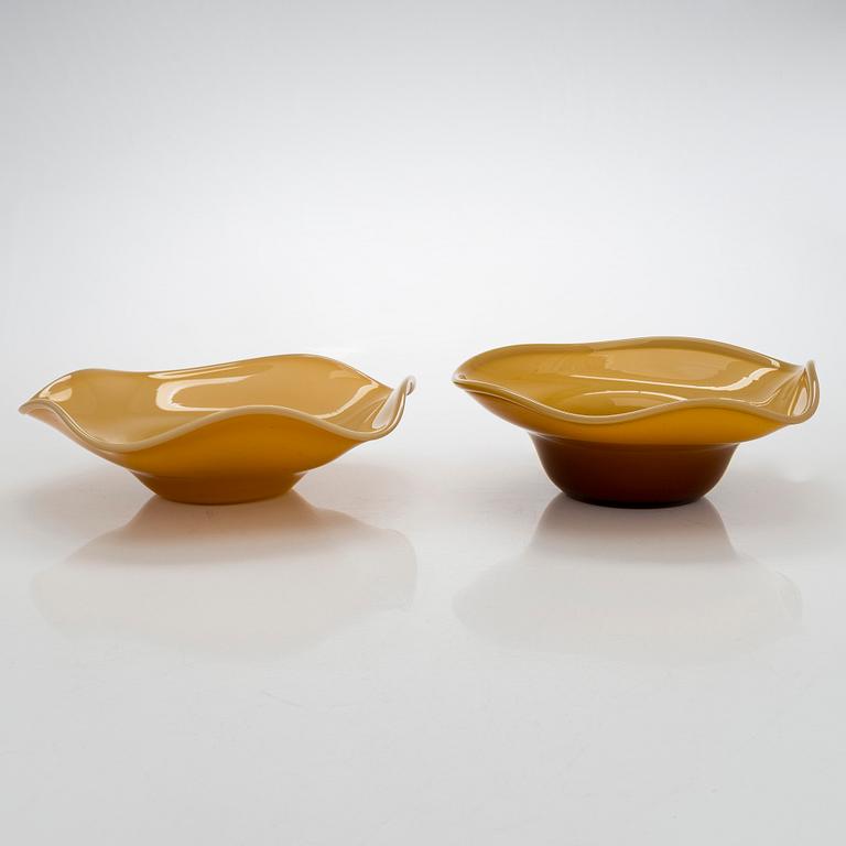 Maljoja, 4 kpl, Kauklahden Lasitehdes 1923 -1952.