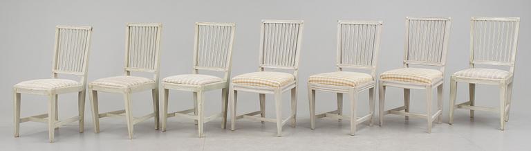 STOLAR, 7st, gustavianska, 17/1800-tal.