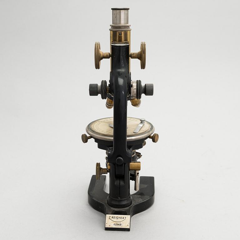 C Reichert, A microscope in box. Wienna ca. 1920.